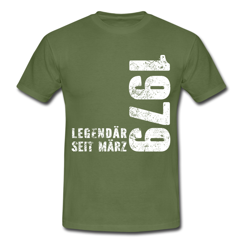 43. Geburtstag Legendär seit 1979 Geschenk Männer T-Shirt - military green