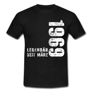 53. Geburtstag Legendär seit 1969 Geschenk Männer T-Shirt - black