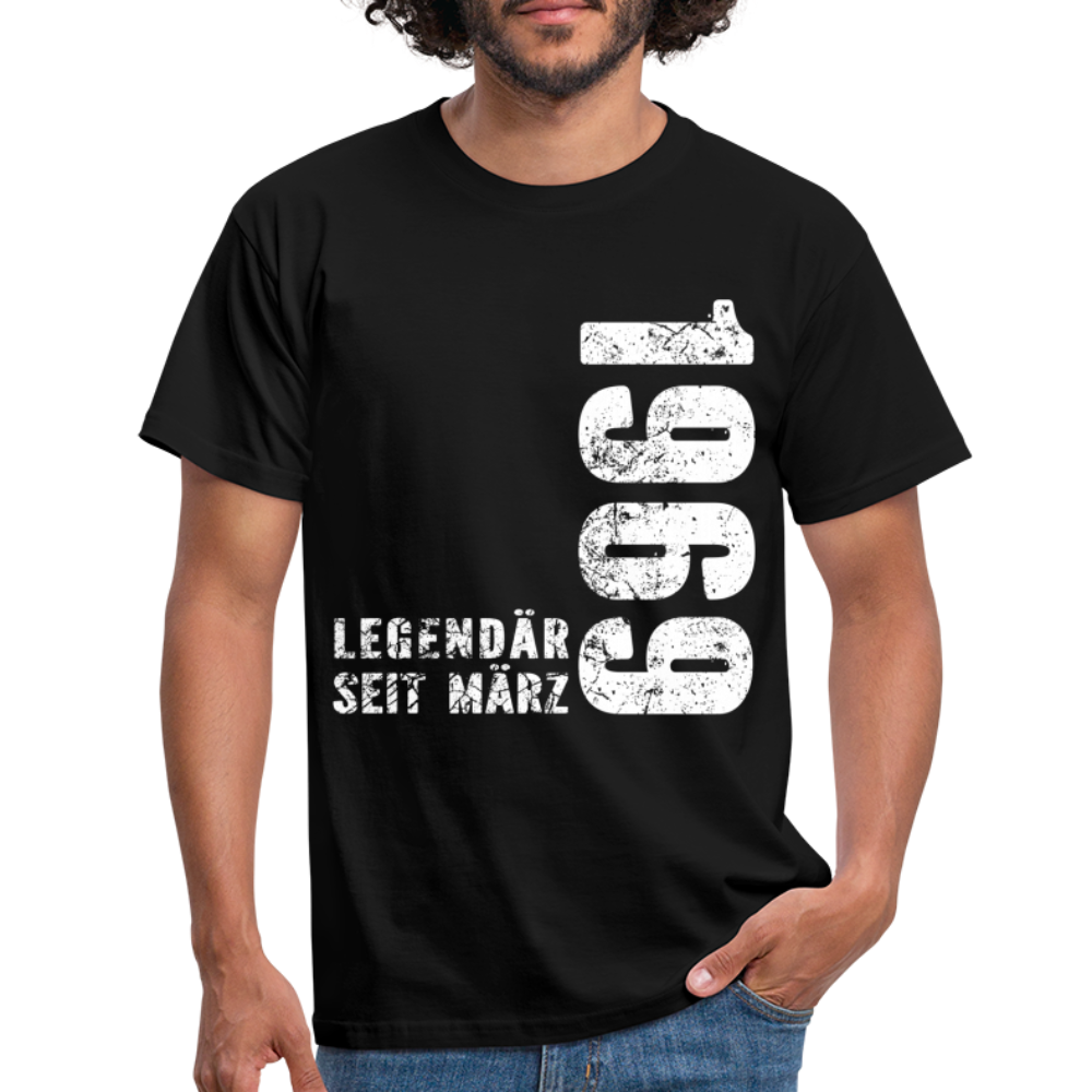 53. Geburtstag Legendär seit 1969 Geschenk Männer T-Shirt - black