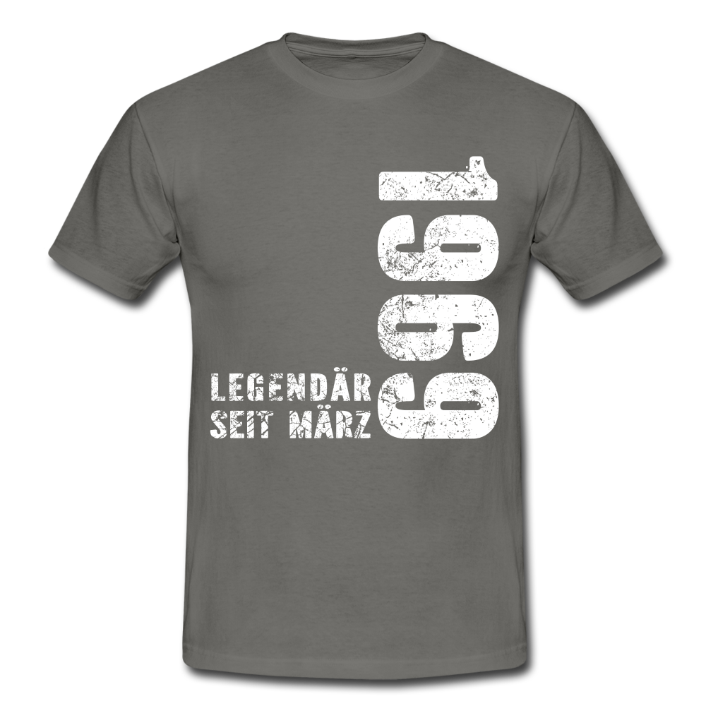 53. Geburtstag Legendär seit 1969 Geschenk Männer T-Shirt - graphite grey