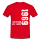 53. Geburtstag Legendär seit 1969 Geschenk Männer T-Shirt - red