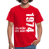 48. Geburtstag Legendär seit 1974 Geschenk Männer T-Shirt - red