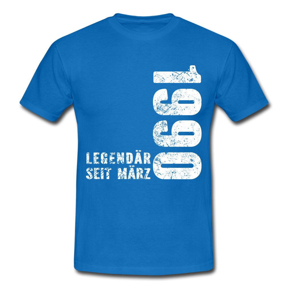 32. Geburtstag Legendär seit 1990 Geschenk Männer T-Shirt - royal blue