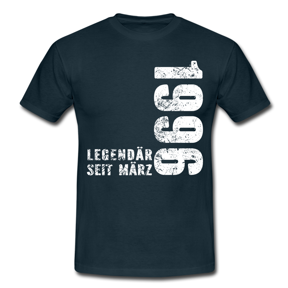 26. Geburtstag Legendär seit 1996 Geschenk Männer T-Shirt - navy