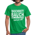 Sport Muffel Waschbrettbauch steht mir nicht Lustiges Spruch T-Shirt - kelly green