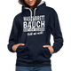 Sport Muffel Waschbrettbauch steht mir nicht Lustiger Spruch Hoodie - navy/heather grey
