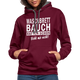 Sport Muffel Waschbrettbauch steht mir nicht Lustiger Spruch Hoodie - burgundy/charcoal