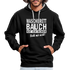 Sport Muffel Waschbrettbauch steht mir nicht Lustiger Spruch Hoodie - black/heather grey