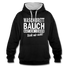 Sport Muffel Waschbrettbauch steht mir nicht Lustiger Spruch Hoodie - black/heather grey