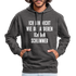 Bin nicht wie die anderen bin schlimmer lustiger witziger Hoodie - charcoal/black