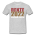Rente 2022 Ich habe fertig Ruhestand Rentner Geschenk T-Shirt - heather grey