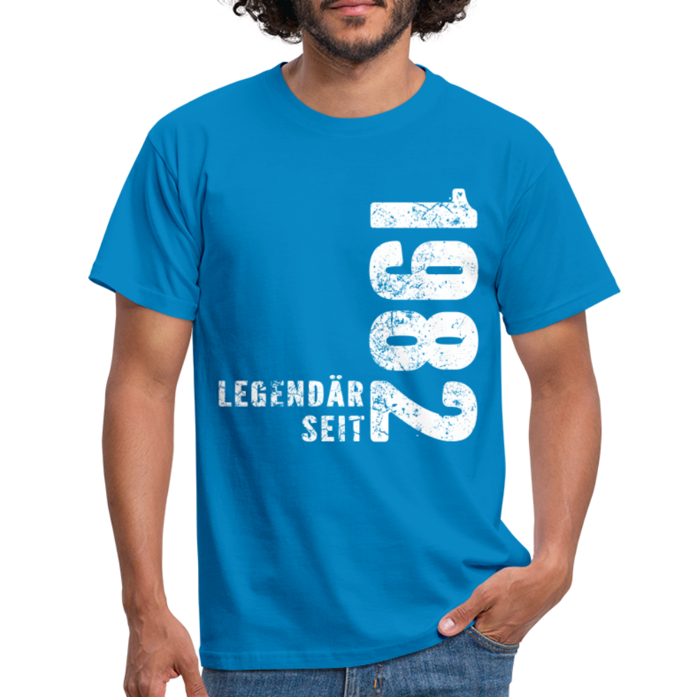40. Geburtstag Legendär seit 1982 Geschenkidee Männer T-Shirt - royal blue