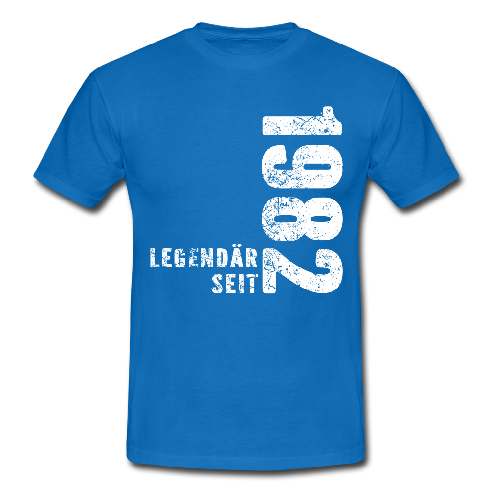 40. Geburtstag Legendär seit 1982 Geschenkidee Männer T-Shirt - royal blue