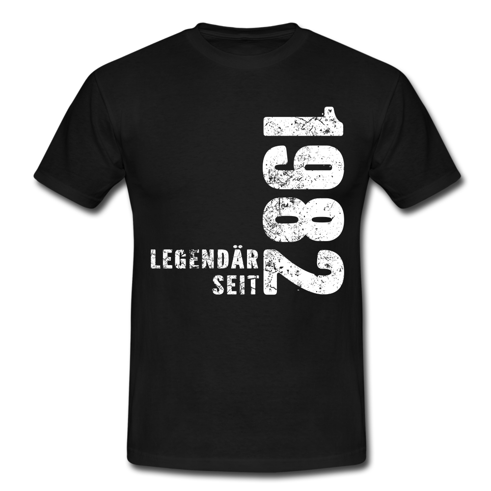 40. Geburtstag Legendär seit 1982 Geschenkidee Männer T-Shirt - black