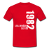 40. Geburtstag Legendär seit 1982 Geschenkidee Männer T-Shirt - red