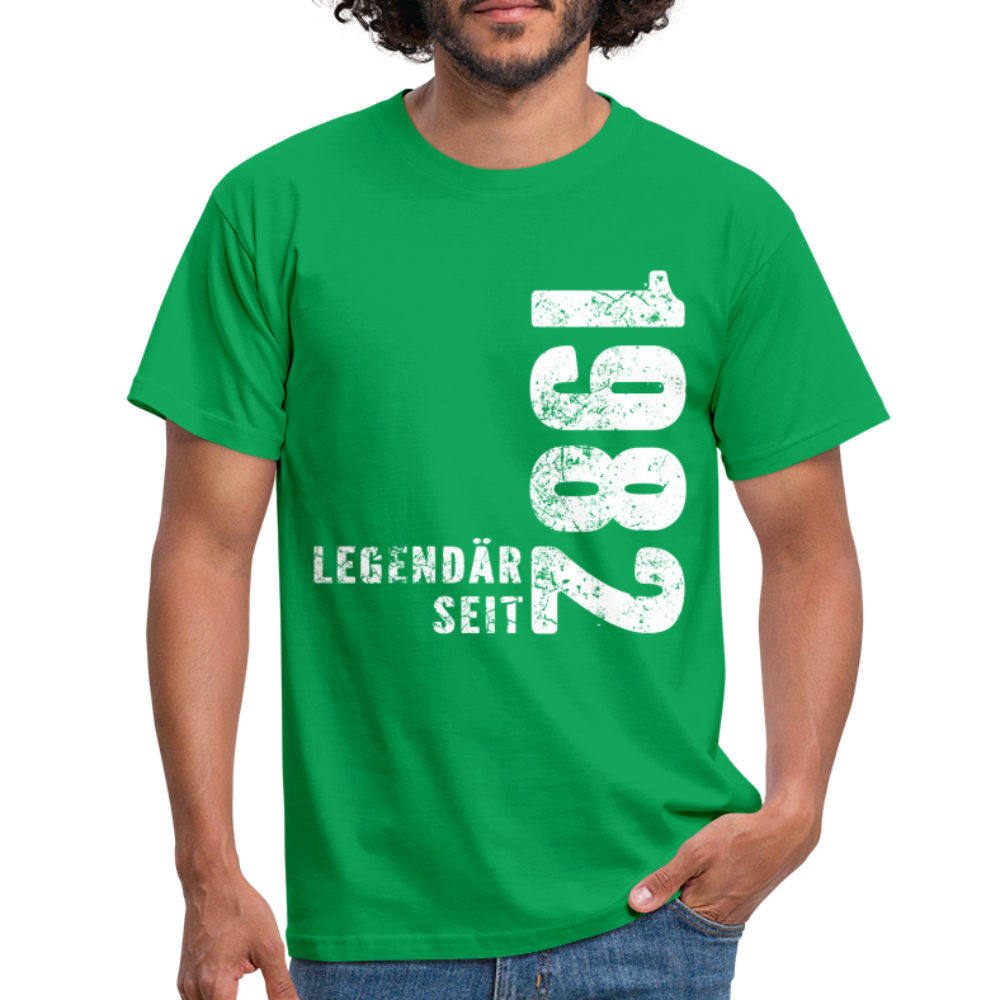 40. Geburtstag Legendär seit 1982 Geschenkidee Männer T-Shirt - kelly green