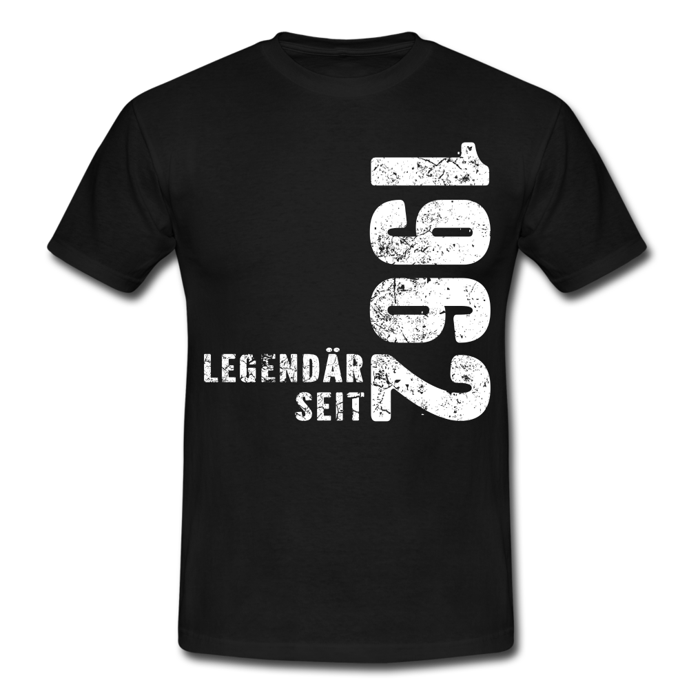 60. Geburtstag Legendär seit 1962 Geschenkidee Männer T-Shirt - black