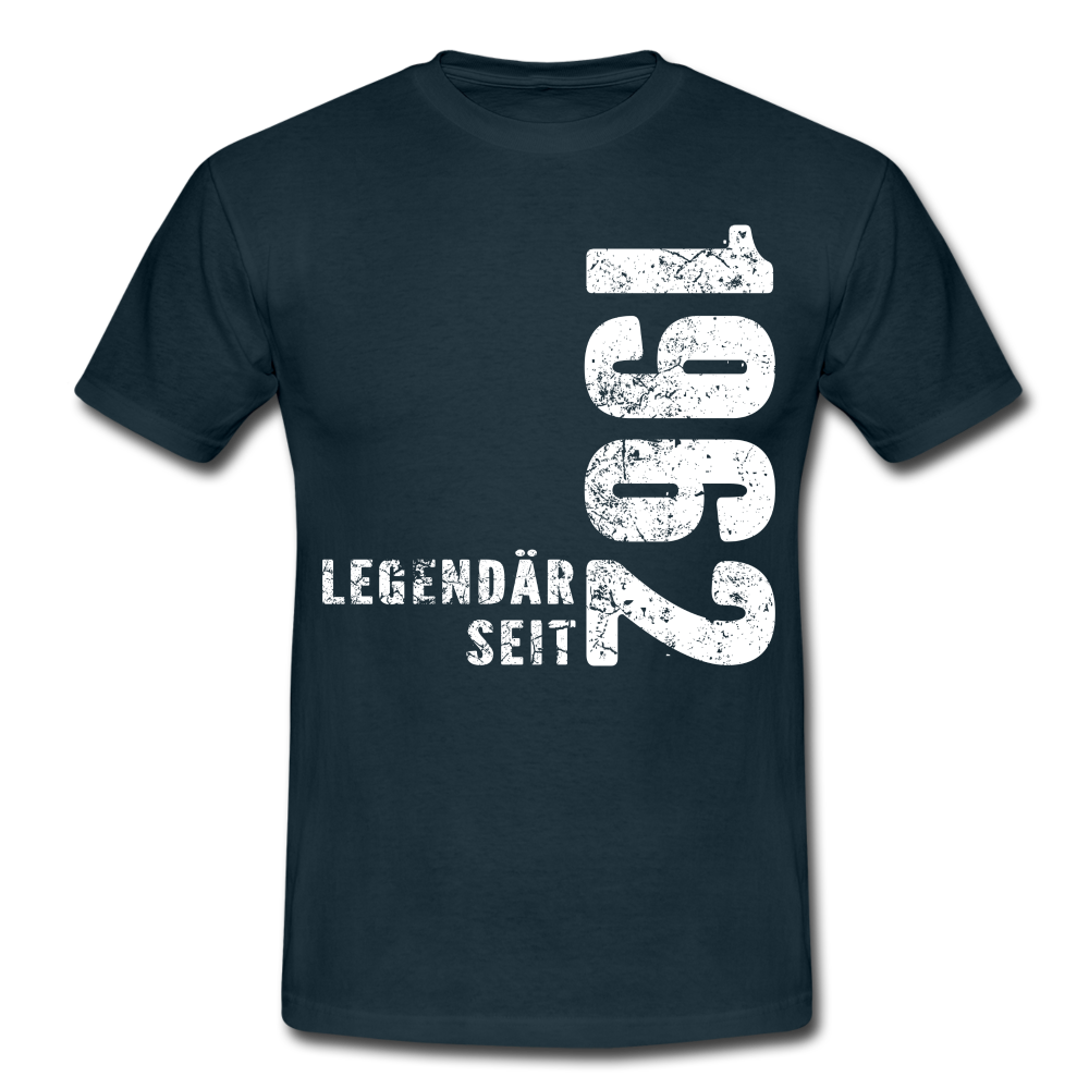 60. Geburtstag Legendär seit 1962 Geschenkidee Männer T-Shirt - navy