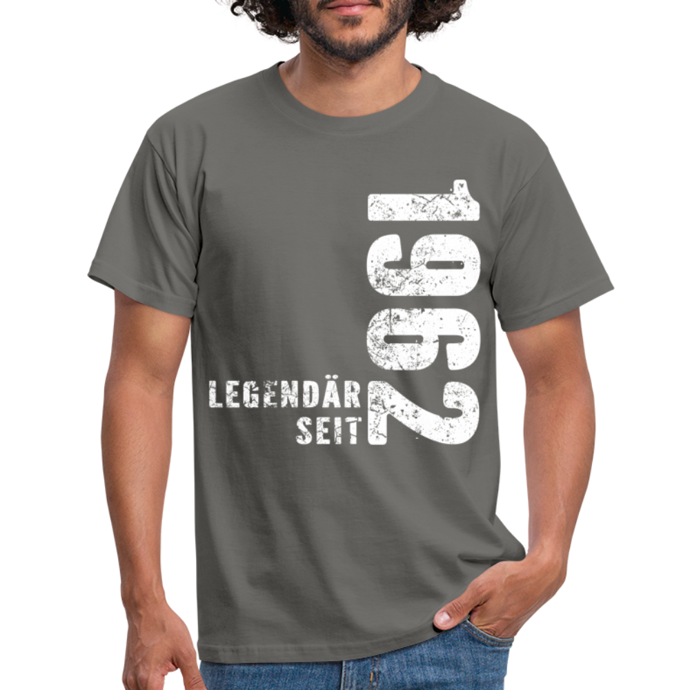 60. Geburtstag Legendär seit 1962 Geschenkidee Männer T-Shirt - graphite grey