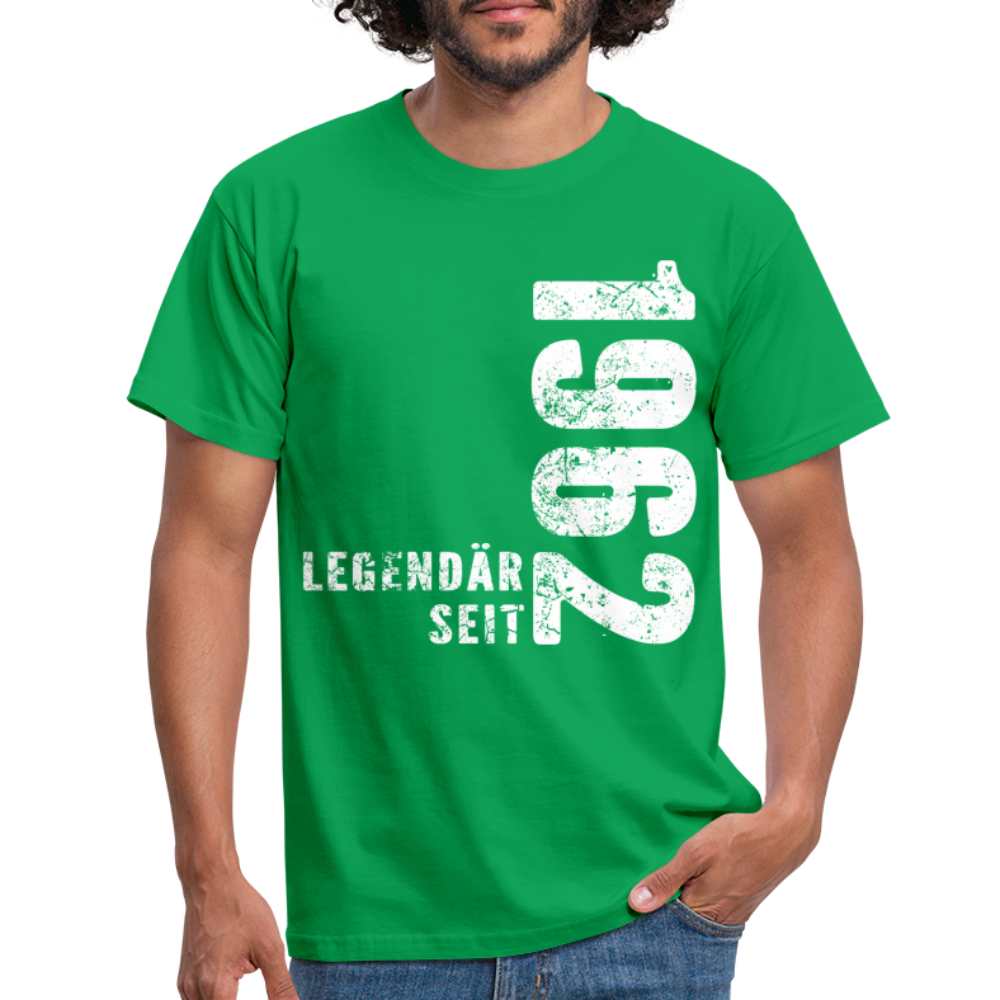 60. Geburtstag Legendär seit 1962 Geschenkidee Männer T-Shirt - kelly green