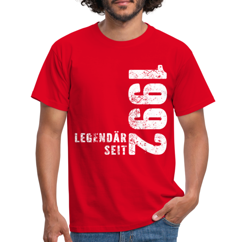30. Geburtstag Legendär seit 1992 Geschenkidee Männer T-Shirt - red