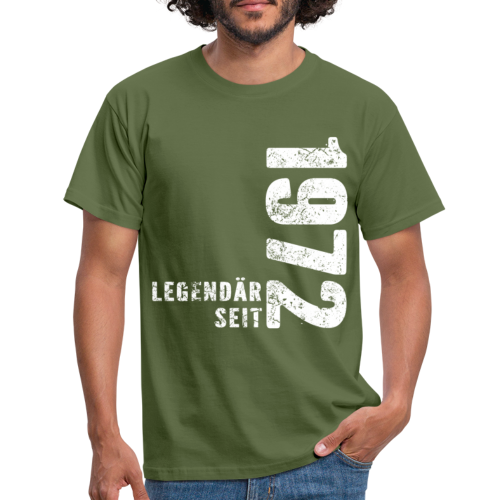 50. Geburtstag Legendär seit 1972 Geschenkidee Männer T-Shirt - military green