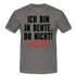 Rente Ruhestand Bin in Rente Lustiges Geschenk Männer T-Shirt - graphite grey