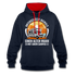 Alter Mann mit Camper Wohnmobil Womo Lustiges Hoodie - navy/red