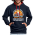 Alter Mann mit Camper Wohnmobil Womo Lustiges Hoodie - navy/red