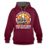 Alter Mann mit Camper Wohnmobil Womo Lustiges Hoodie - burgundy/charcoal