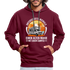 Alter Mann mit Camper Wohnmobil Womo Lustiges Hoodie - burgundy/charcoal