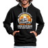 Alter Mann mit Camper Wohnmobil Womo Lustiges Hoodie - black/heather grey