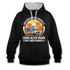 Alter Mann mit Camper Wohnmobil Womo Lustiges Hoodie - black/heather grey