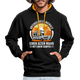 Alter Mann mit Camper Wohnmobil Womo Lustiges Hoodie - black/gold