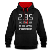 Benzin Preise Harz 4 wird immer attraktiver Sarkasmus Hoodie - black/red
