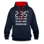 Benzin Preise Harz 4 wird immer attraktiver Sarkasmus Hoodie - navy/red