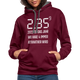 Benzin Preise Harz 4 wird immer attraktiver Sarkasmus Hoodie - burgundy/charcoal