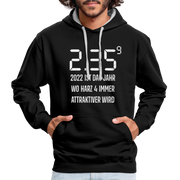 Benzin Preise Harz 4 wird immer attraktiver Sarkasmus Hoodie - black/heather grey