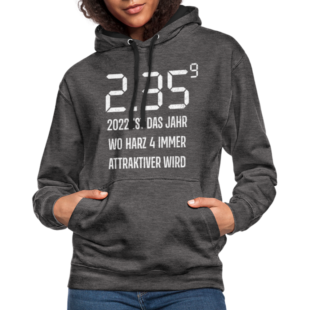 Benzin Preise Harz 4 wird immer attraktiver Sarkasmus Hoodie - charcoal/black