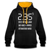 Benzin Preise Harz 4 wird immer attraktiver Sarkasmus Hoodie - black/gold