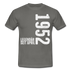 70. Geburtstag Legendär seit April 1952 Geschenk Männer T-Shirt - graphite grey