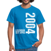 18. Geburtstag Legendär seit April 2004 Geschenk Männer T-Shirt - royal blue