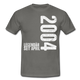 18. Geburtstag Legendär seit April 2004 Geschenk Männer T-Shirt - graphite grey