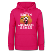 Sensenmann - So viele Idioten und nur eine Sense Sarkasmus Frauen Hoodie - dark pink