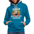 Sensenmann - So viele Idioten und nur eine Sense Sarkasmus Hoodie - peacock blue/heather grey