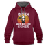 Sensenmann - So viele Idioten und nur eine Sense Sarkasmus Hoodie - burgundy/charcoal