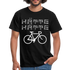 Fahrrad Fahrer Hätte Hätte Fahrradkette Witziges Männer T-Shirt - black