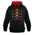 Dirt Bike Motorcross Biker Enduro Hoodie - black/red