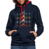 Dirt Bike Motorcross Biker Enduro Hoodie - navy/red