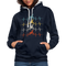 Dirt Bike Motorcross Biker Enduro Hoodie - navy/heather grey